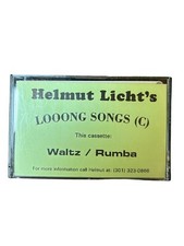 Helmut Licht - Looong Songs CASSETTE Rare Easy Listening Waltz/Rumba