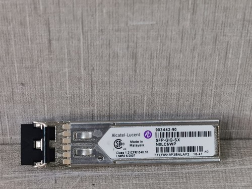 LOT 4 ALCATEL-LUCENT 903442-90 SFP-GIG-SX TRANSCEIVER MODULE - 第 1/10 張圖片