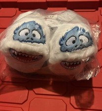 NWT Kids Size 7/8 - Rudolph the Red Nosed Reindeer BUMBLE PLUSH SLIPPERS In Bag