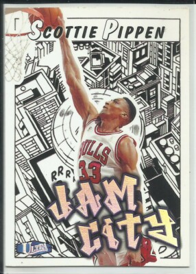 Scottie Pippen 1997-98 Fleer Ultra Jam City Insert Basketball