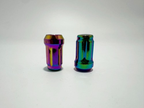 27 Neo Chrome 6 Spline Lug Nuts 12x1.5 Fits Toyota 4Runner Tundra FJ Tacoma +Key - Picture 2 of 7