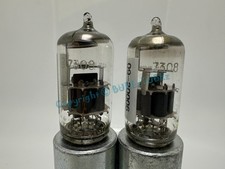 SIEMENS  7308 Gold Pin Vacuum Tubes PLATINUM ...