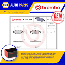 Brake Pads Set fits AUDI A7 4G 3.0D Front 10 to 18 Brembo 4G0698151 4GD698151B