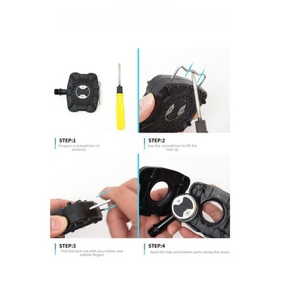 Nylon Rennrad Pedalwandler Adapter für Wahoo Cleats Pedale 2 Stück
