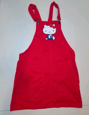 2017 Sanrio Hello Kitty Small Overall Dress Red Forever 21 