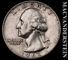 1962-D Silver Washington Quarter - Scarce  Better Date  No Reserve  #K1163
