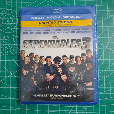 The Expendables 3 Unrated Edition (Blu-ray + DVD, 2014) - Brand New, Sealed