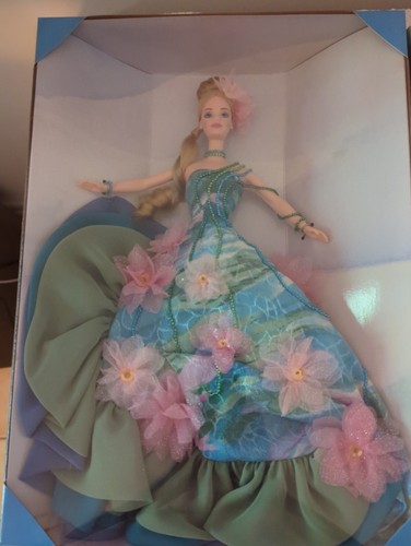 Mattel 1997 Claude Monet Water Lily Barbie Doll