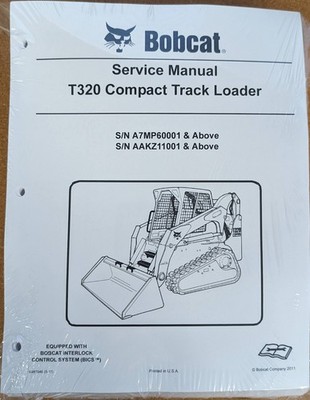 Bobcat T320 Track Loader Service Manual Shop Repair Book 2 Part # 6987046