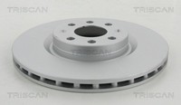 2X Triscan Bremsscheibe Coated 8120 15121C FüR Opel Fiat Corsa X15 Adam M13 S07