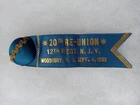 WOODBURY NEW JERSEY 12th VOL INFANTRY GAR CIVIL WAR GRAND ARMY REUNION RIBBON