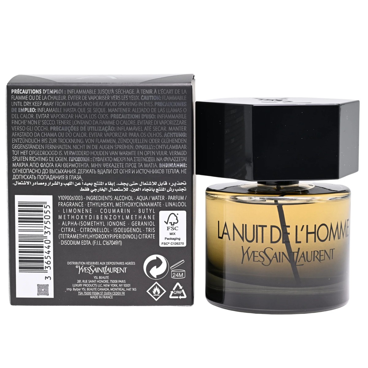 Yves Saint Laurent Louisiana Nuit De L'homme Eau de Toilette