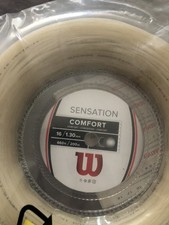 🎾 wilson sensation 16 1.30mm tennis string 200m reel