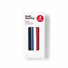 Deal Worthy Stylus 4 Pack for Touch Screen Devices Universal Compatible New
