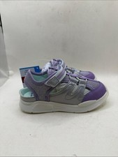 NWT Stride Rite Flynn Sandals Shoes Purple Glitter Little Kids Toddler Girl 9