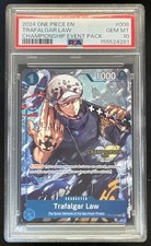 2024 One Piece EN Championship Event Pack 008 Trafalgar Law PSA 10