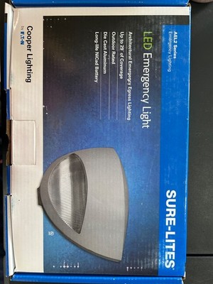 2 Cooper Lighting AEL2 LED Emergency Light Fixtures