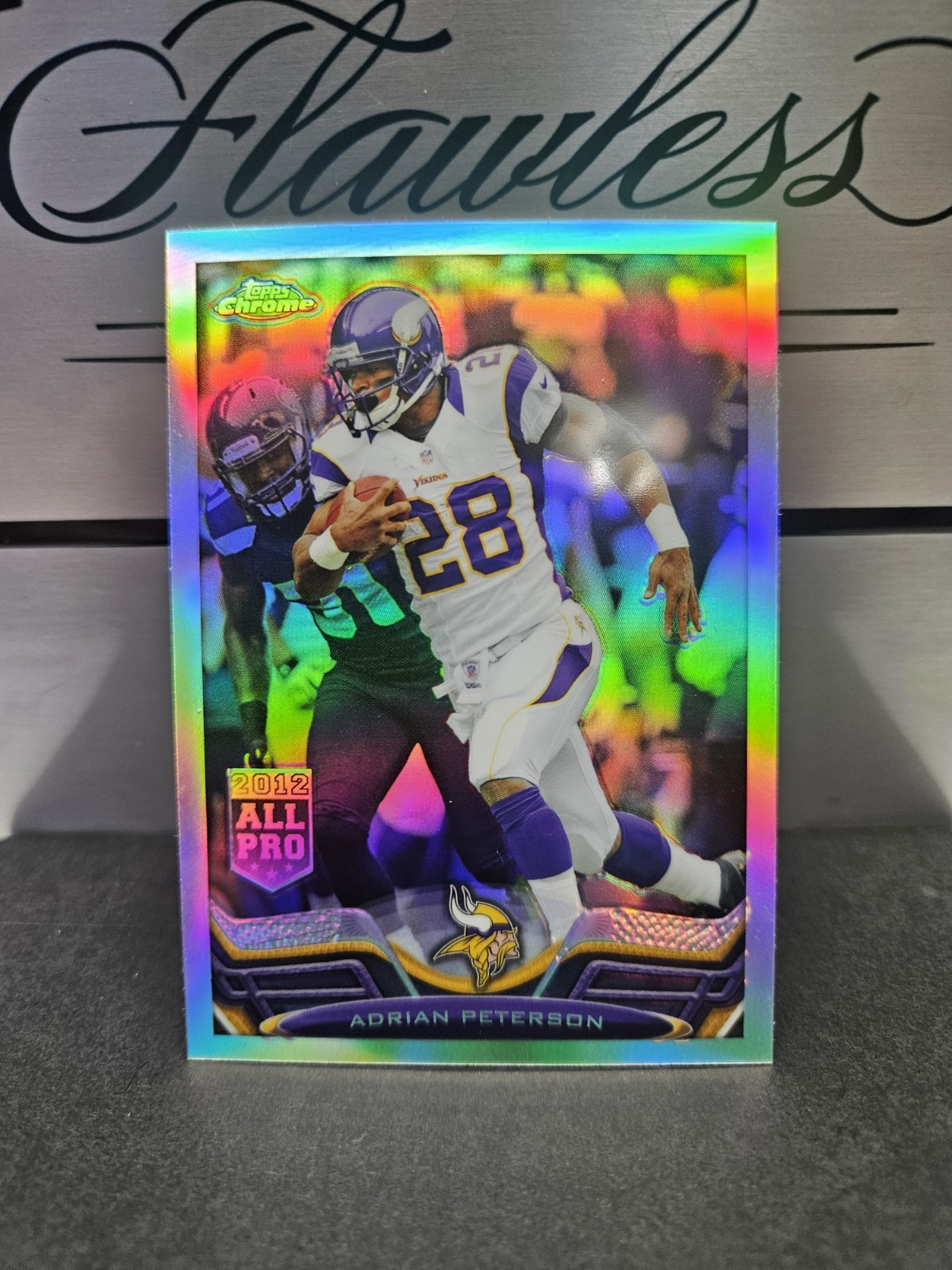 2013 Topps Chrome (2012) ALLPRO Adrian Peterson #100 SP Refractor Parallel