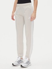  45 adidas Women's Tricot 3-Stripes Track Pants  Wonder Alumina / White  L