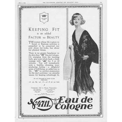 4711 Eau de Cologne Perfume - Antique Advertisement 1925