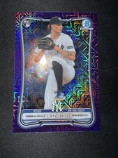 2026 Topps Bowman Chrome Baseball Purple Refractor  Cam Schlittler 099/250 🔥