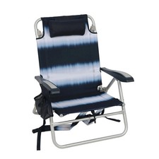 Member  s Mark 5 Position Lay Flat Beach Chair, Ombre