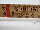 VINTAGE SYBREN 36" BOXWOOD FOUR FOLD RULE MADE IN HOLLAND BRASS NOS NEW — photo 2