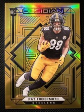 2021 Panini Obsidian - Rookies Pat Freiermuth True Gold (RC) 1/10 Steelers SSP