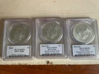 2014 silver eagle ms70 edmund moy 3 coin set