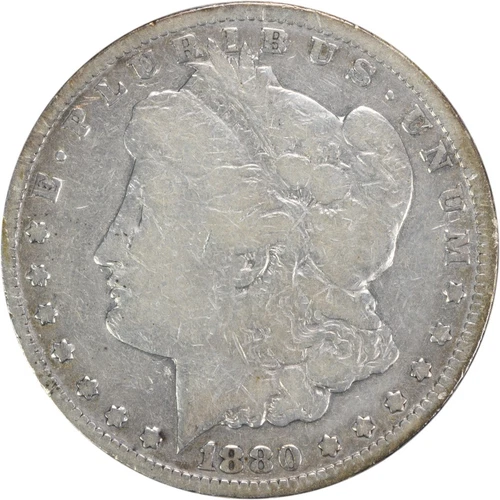 1880-CC Morgan Silver Dollar VG Uncertified #152