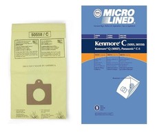 DVC 9 Vacuum Cleaner Bags Sears Kenmore 5055 50557 50558 Panasonic C-5 C5 C Q