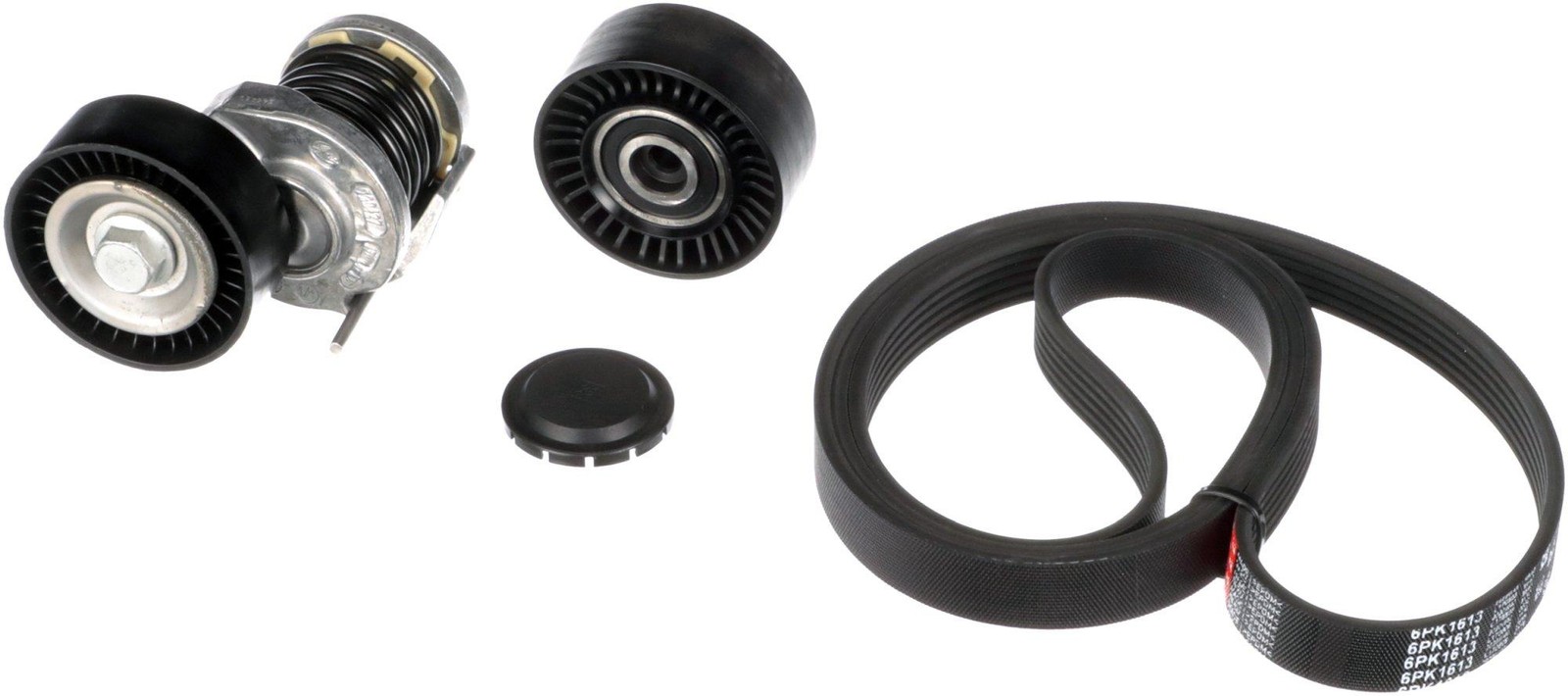 Gates K016PK1613 V-Ribbed Belt Set Replacement Service Maintenance Fits Audi A4 - Image 9