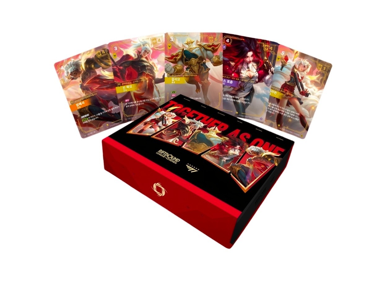 Riftbound T1 Player Bundle Box Korean League of Legends LoL TCG Faker 2025