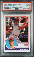 2019 Topps Transcendent Vip Shohei Ohtani Through The Years  #1983 Yrs /50 PSA 9