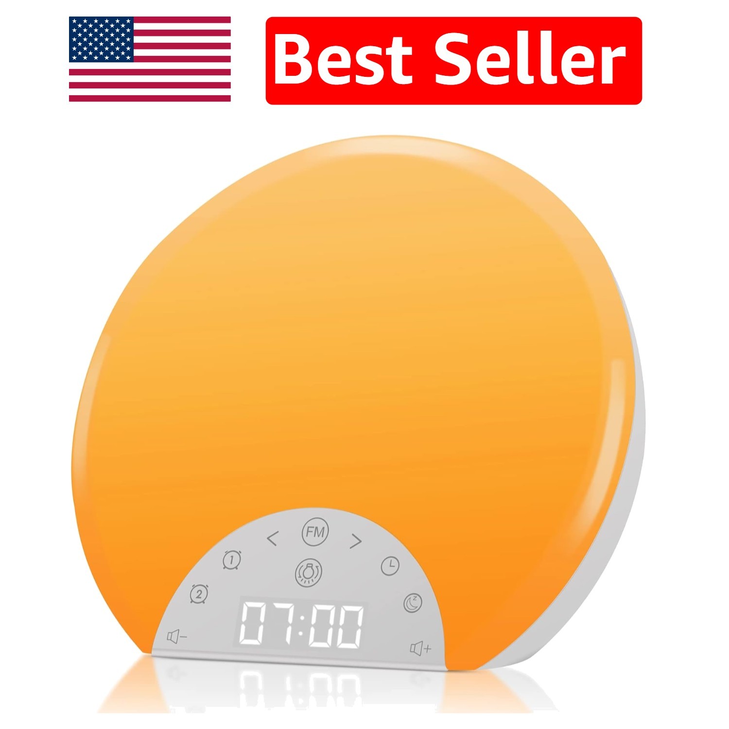 Multi-Functional Sunrise Alarm Clock – Sleep Aid with Nature Sounds & FM Radio