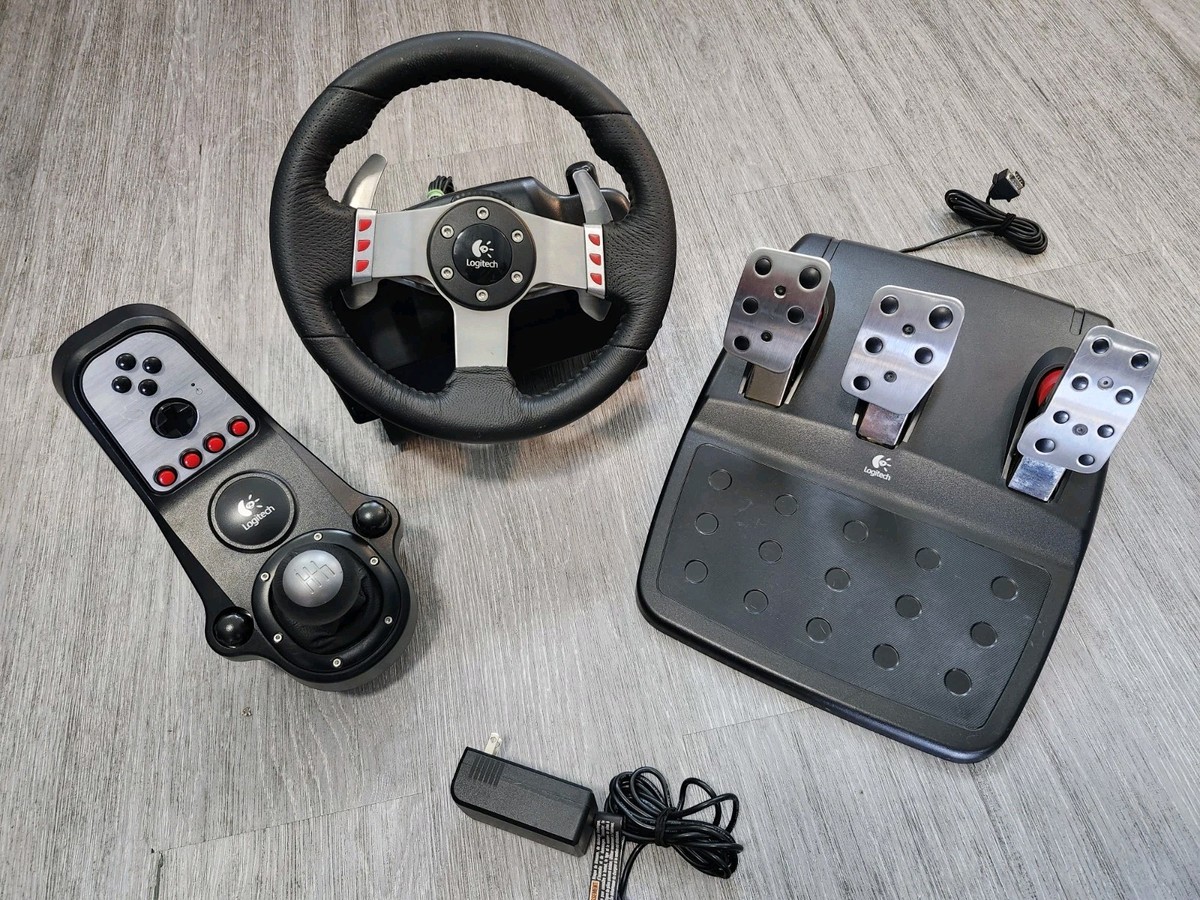 Logitech G27 Racing Wheel with Pedals and Shifter Includes AC