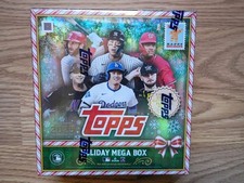 2025 Topps Holiday Mega Box Baseball Factory Sealed 🎁 Exclusive Glitter Holiday