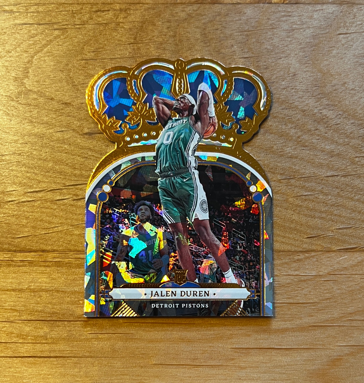 Jalen Duren 2022-23 Panini Crown Royale #34 Crystal Rookie RC SP Detroit Pistons