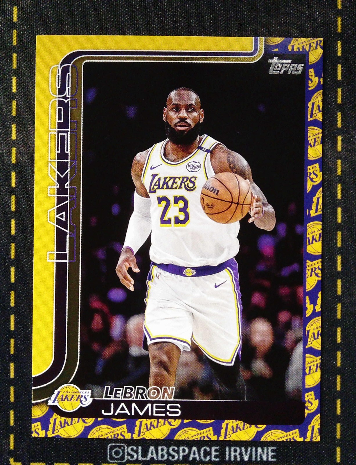 2025-26 TOPPS FLAGSHIP LEBRON JAMES #150 TEAM COLOR (ZY