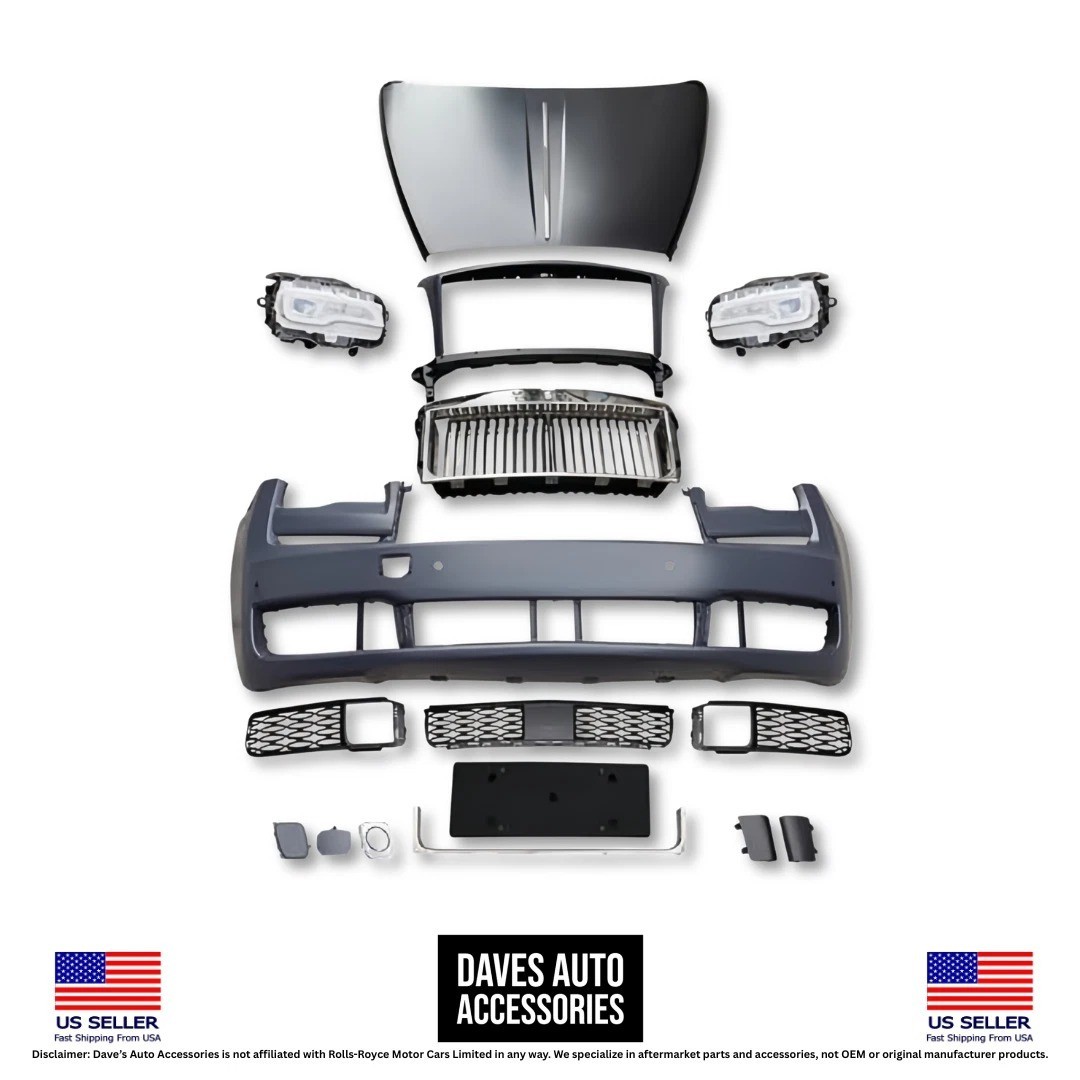 Aftermarket Rolls Royce Ghost Body Kit 2010-2014 Conversion to 2020 Look Facelif