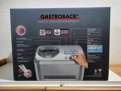 Eismaschine GASTROBACK, Eismaschine,  Smart Crem Advanced Automatic, NEU, OVP