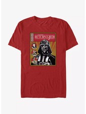 Star Wars Return Of The Jedi Vader Cover T-Shirt Unisex Red