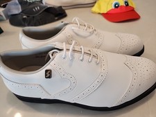 Stylo Drygite Wing Tip Mens Sz 12 White Golf Shoes 