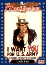 1991 Starline Americana #155 Uncle Sam
