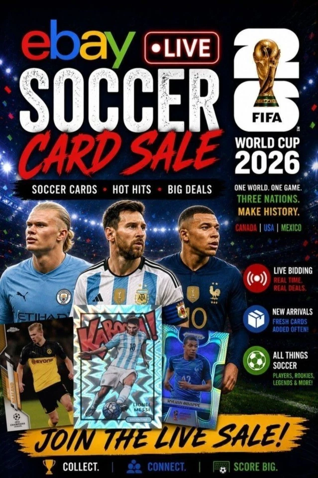 World Cup Soccer Singles! $.99 Starts w/ Daniel