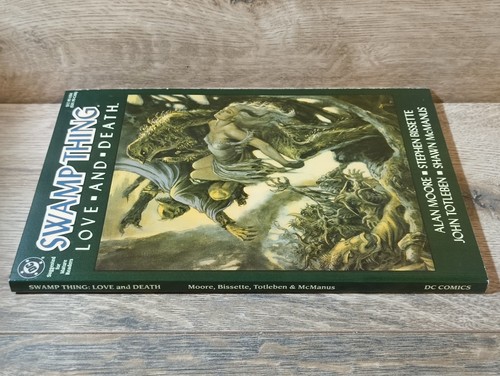 Swamp Thing: Love and Death 1990 1st Printing TPB Graphic Novel - Signed - Picture 2 of 6