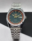 Montre automatique Seiko 5 vintage remise à neuf 6309A, 17 rubis, boîtier en a