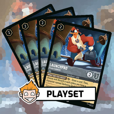 4x Launchpad - Trusty Sidekick (#177) Spielset - Disney Lorcana, Winterspell