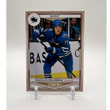2024-25 Upper Deck Macklin Celebrini OPC Glossy Bronze RC #OPC-34 Sharks