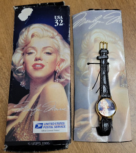 Marilyn Monroe Commerative Watch Replica US Postal Service Stamp, 1995
